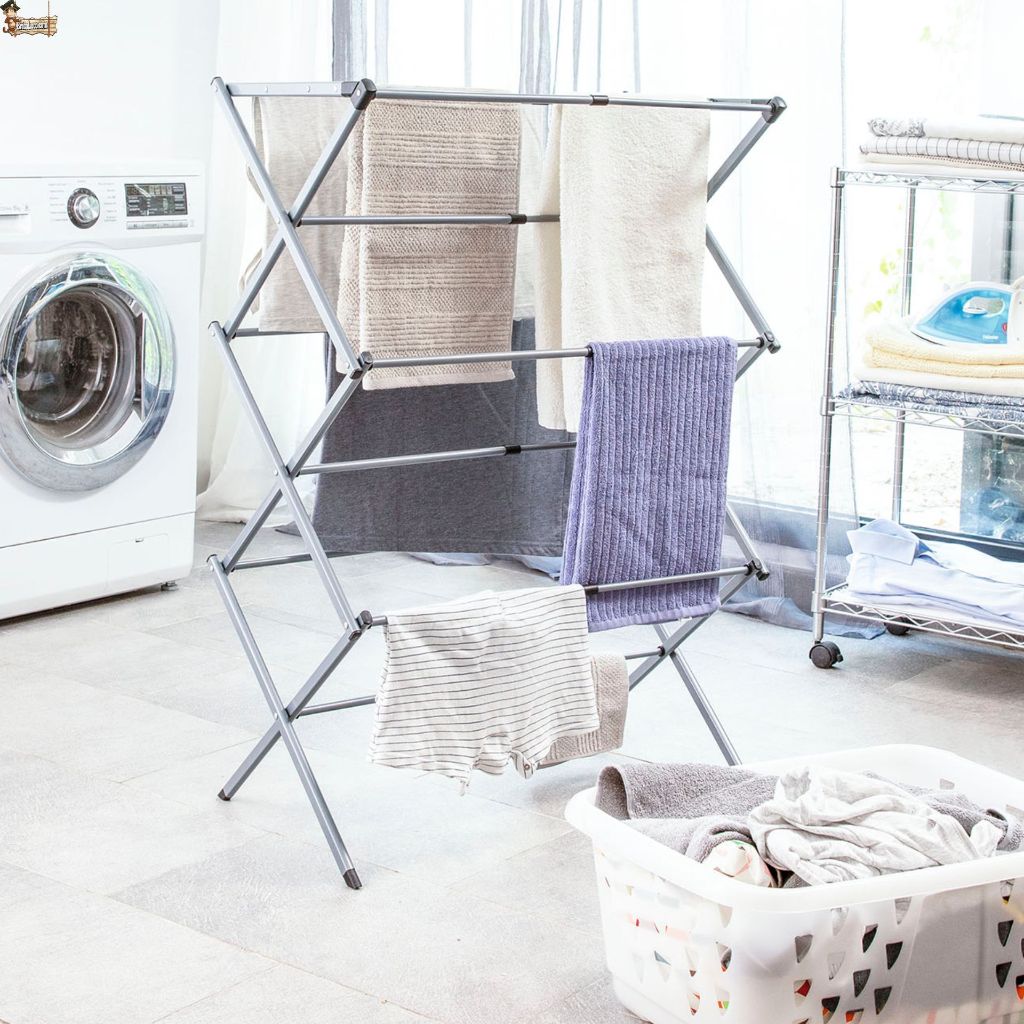 Tendedero Plegable De Aleación De Aluminio Para Puerta - Barra Extensible, Portátil, Ideal Para Baño, Viajes Y Espacios Pequeños (Negro)