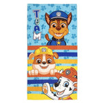 Toalla microfibra azul Patrulla Canina. Toalla original para playa, baño, piscina… Regalo para niños y niñas. Marshall y Chase