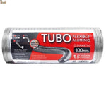 Tubo flexible extensible aluminio compacto. Salida y extracción de humos en extractor, campana, estufa, chimenea, caldera.