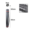 Tubo portaplanos plástico negro extensible, con asa para colgar y transportar. Planos, documentos, láminas - bricoloco.com