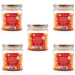 Vela tarro aromática 130gr con tapa. Ambientador fragancia. Aceites esenciales. Vela aroma canela naranja