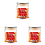 Vela tarro aromática 130gr con tapa. Ambientador fragancia. Aceites esenciales. Vela aroma canela naranja
