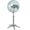 Ventilador de pie con base de metal Oscilante. 3 velocidades. Altura regulable. 80W. 400 mm. - bricoloco.com