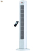 Ventilador torre de pie Digital. Con temporizador y mando a distancia. 3 velocidades. Oscilante. Bajo consumo 45W. 2.000 m3 por hora. - bricoloco.com